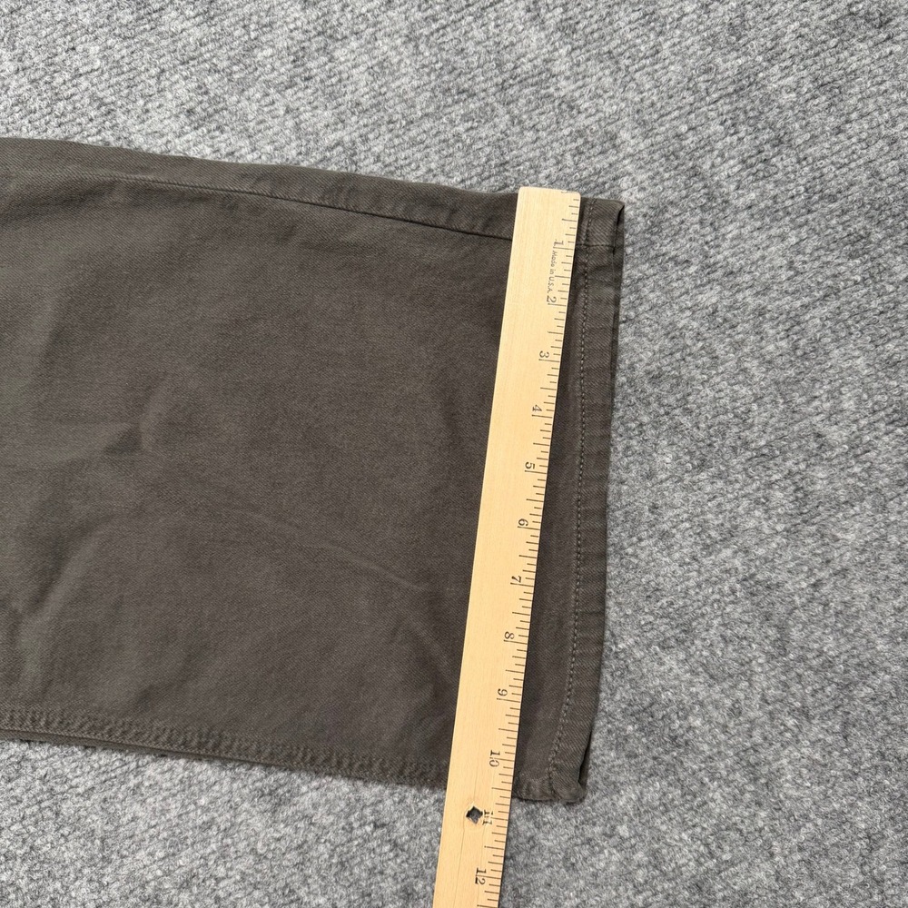 American Eagle Wide Leg Pants Womens 6 Brown Stretch High Rise Utility Trousers - Picture 5 of 9